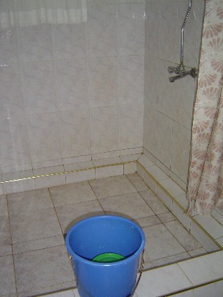 Shower with Bucket